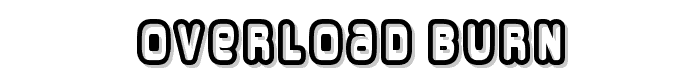 Overload Burn font